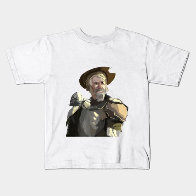 Don Quixote Kids T-Shirt by Fra3guitars